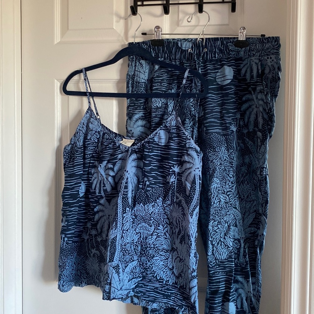 Tropical matching cami and pants